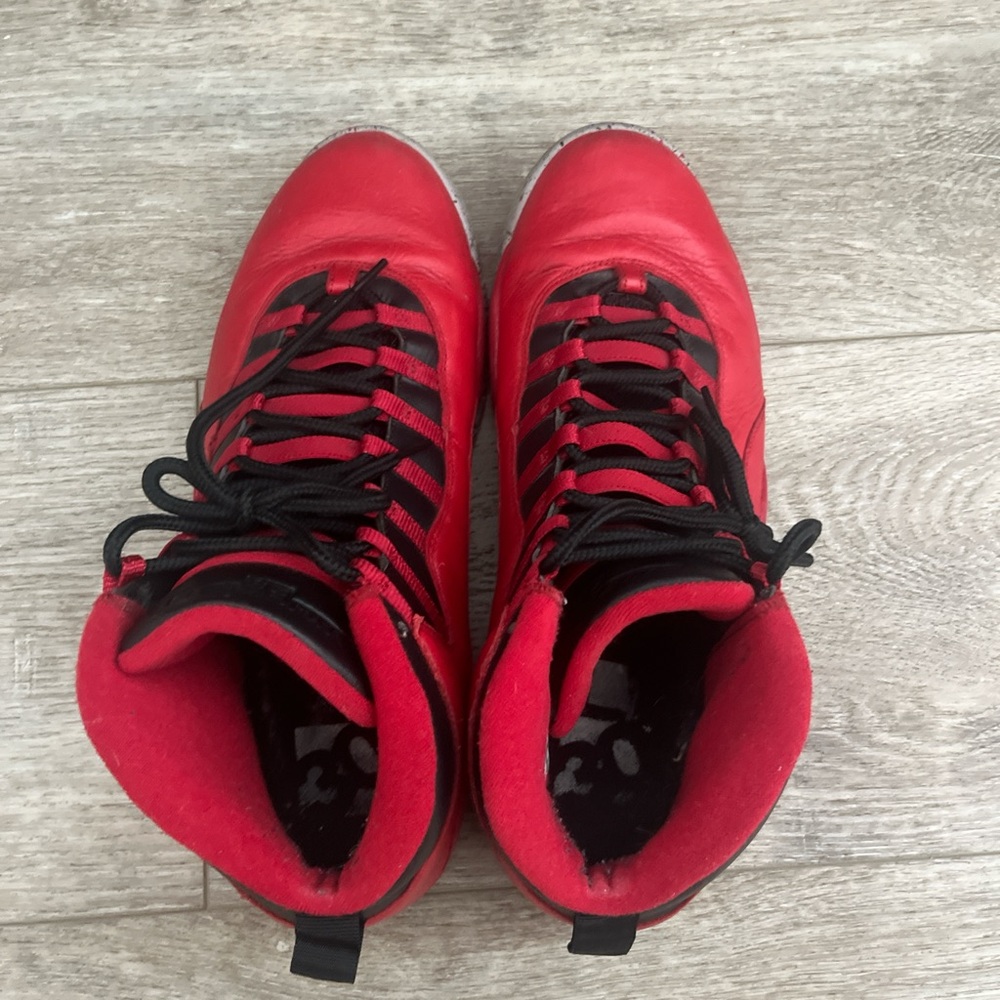 Red air Jordan 10's